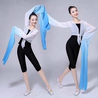 Practicing water sleeve Jinghong Tibetan classical dance costume for children Practicing water sleeve Jinghong Tibetan classical dance costume for children
