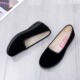 New style old Beijing cloth shoes women's flat shoes spring shallow mouth work shoes women's black square dance mom shoes non-slip New style old Beijing cloth shoes women's flat shoes spring shallow mouth work shoes women's black square dance mom shoes non-slip