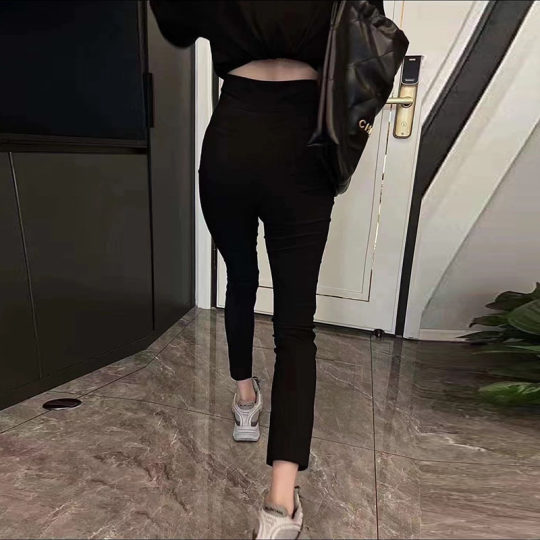 2025 autumn and winter new Korean style fashionable and versatile slim high waist slim casual pants for women's small feet suit pants pencil pants 2025 autumn and winter new Korean style fashionable and versatile slim high waist slim casual pants for women's small feet suit pants pencil pants