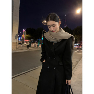 Hepburn Fengmao coat women's high sense woolen coat
 Hepburn Fengmao coat women's high sense woolen coat
