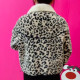 2025 new style gold mink velvet fashionable leopard print warm jacket short thickened outerwear loose fashionable warm cardigan for women 2025 new style gold mink velvet fashionable leopard print warm jacket short thickened outerwear loose fashionable warm cardigan for women