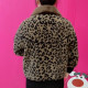 2025 new style gold mink velvet fashionable leopard print warm jacket short thickened outerwear loose fashionable warm cardigan for women 2025 new style gold mink velvet fashionable leopard print warm jacket short thickened outerwear loose fashionable warm cardigan for women