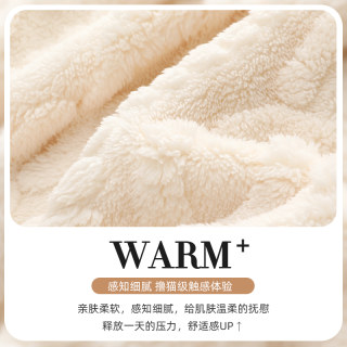 Autumn and winter pajamas women's coral velvet 2025 new pajamas plus velvet thickening cartoon winter can be worn outside home clothes Autumn and winter pajamas women's coral velvet 2025 new pajamas plus velvet thickening cartoon winter can be worn outside home clothes