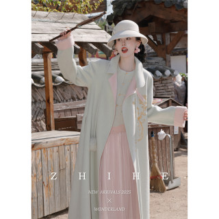Wuyan Yihe Handicraft Workshop-Double-sided and two-color 100 wool double-sided embroidered coat + vest Wuyan Yihe Handicraft Workshop-Double-sided and two-color 100 wool double-sided embroidered coat + vest