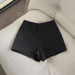 FASC homemade high-waisted black suit shorts for women 2025 new autumn and winter outer wear gray small slimming hot pants FASC homemade high-waisted black suit shorts for women 2025 new autumn and winter outer wear gray small slimming hot pants