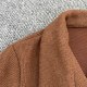 E6021 autumn new women's clothing, literary temperament, solid color imitation wool jacket, thin pit strips, no button commuter suit E6021 autumn new women's clothing, literary temperament, solid color imitation wool jacket, thin pit strips, no button commuter suit