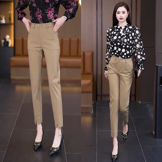 2025 Spring and Autumn New Cropped Pants Slim Feet 2025 Spring and Autumn New Cropped Pants Slim Feet
