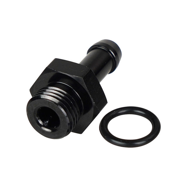 Car modification cross-border hose barb joint aluminum alloy fuel line adapter 6AN external thread to 5/16 Car modification cross-border hose barb joint aluminum alloy fuel line adapter 6AN external thread to 5/16