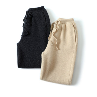 Qichao High -end 100%pure cashmere pants
 Qichao High -end 100%pure cashmere pants