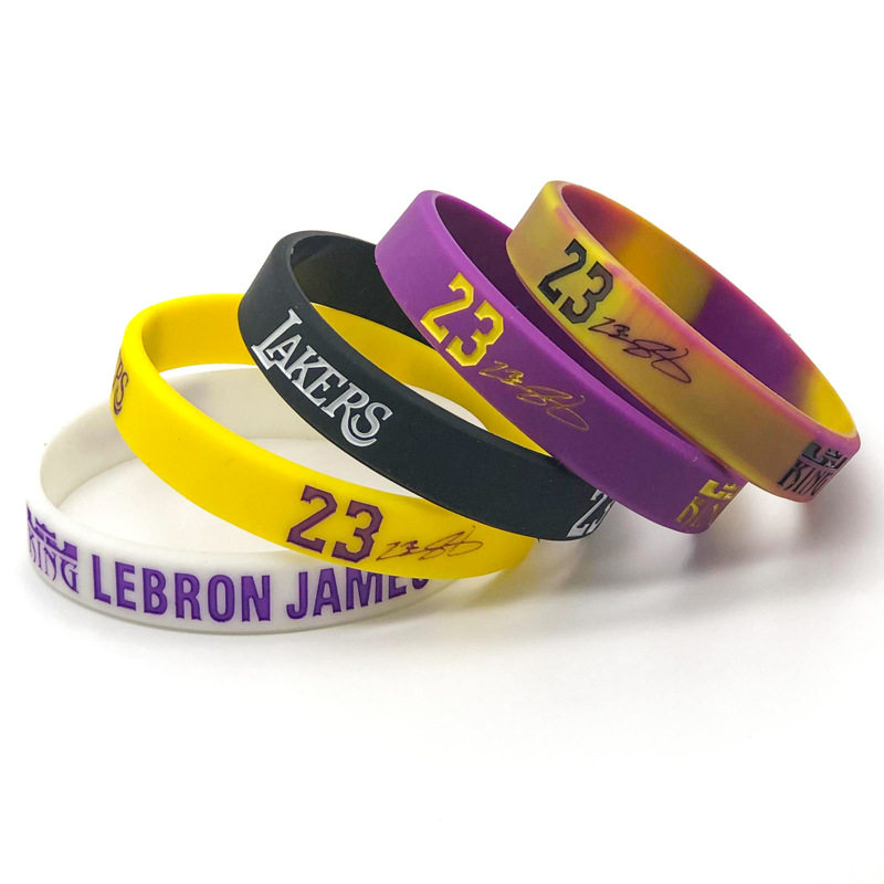 NBA Basketball Bracelet Silicone Luminous Curry, Kobe, Irving
