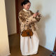 DEAR.XI leopard print closed eyes 2025 autumn and winter versatile warm temperament fur jacket 2350# 
DEAR.XI leopard print closed eyes 2025 autumn and winter versatile warm temperament fur jacket 2350#