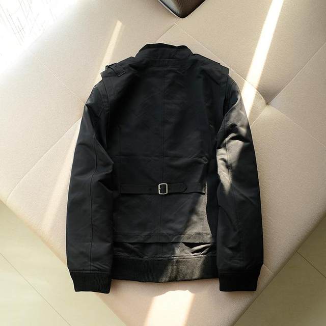 Early spring work jacket for men's spring and autumn multi-pocket short removable knitted collar stand collar export work jacket Early spring work jacket for men's spring and autumn multi-pocket short removable knitted collar stand collar export work jacket
