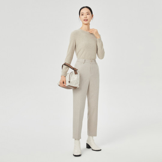 NAERSI/Naersi simple temperament fashionable casual pants for women in winter fashion nine-point pencil pants NAERSI/Naersi simple temperament fashionable casual pants for women in winter fashion nine-point pencil pants