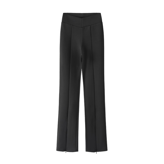 Paperlll Xinjian black zipper split casual pencil pants high waist, simple slimming, thin feet pants female Paperlll Xinjian black zipper split casual pencil pants high waist, simple slimming, thin feet pants female