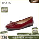 Best 2025 autumn mall new red flat red shoes shallow mouth single shoes boat shoes women's shoes CZ979CQ5 Best 2025 autumn mall new red flat red shoes shallow mouth single shoes boat shoes women's shoes CZ979CQ5