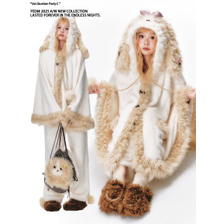 Yang Erda Meng's original puppy cloak pajamas suit for women cute cartoon puppy nightgown loose and comfortable home clothes 
Yang Erda Meng's original puppy cloak pajamas suit for women cute cartoon puppy nightgown loose and comfortable home clothes