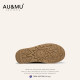 AUMU's new fashionable thick-soled Mary Jane Love plus fleece cotton shoes 2025 winter lazy one-foot warm wool mops AUMU's new fashionable thick-soled Mary Jane Love plus fleece cotton shoes 2025 winter lazy one-foot warm wool mops