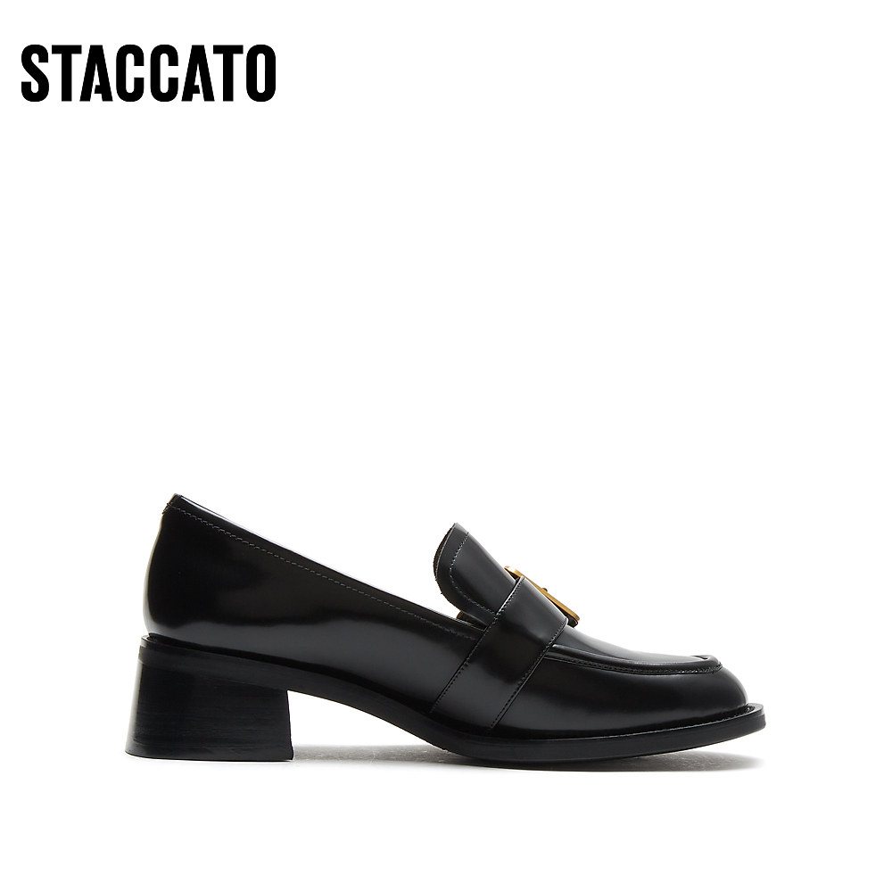 Staccato Women's Loafers British Style Leather Shoes Y3720aa3