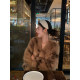 Jinyu flower leopard print fur one-piece coat for women 2025 new short fur coat environmentally friendly fur to keep warm Jinyu flower leopard print fur one-piece coat for women 2025 new short fur coat environmentally friendly fur to keep warm