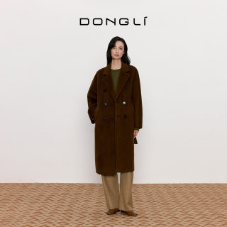 Donglishan cashmere women's autumn and winter medium-length classic 801 suit collar cashmere coat women's woolen coat 4785 
Donglishan cashmere women's autumn and winter medium-length classic 801 suit collar cashmere coat women's woolen coat 4785