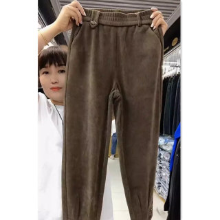 Autumn and winter loose high -waist Snowy casual pants girl
 Autumn and winter loose high -waist Snowy casual pants girl