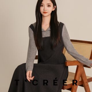 TCREER Hepburn style sweet and gentle dress for women 
TCREER Hepburn style sweet and gentle dress for women