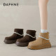 Daphne Maillard short boots for women 2025 new winter velvet thickened snow boots thick sole warm cotton shoes Daphne Maillard short boots for women 2025 new winter velvet thickened snow boots thick sole warm cotton shoes