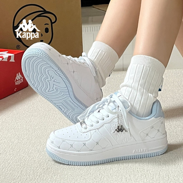 Kappa thick sole shoes for women 2025 autumn new hot casual soft sole shoes fashionable sports shoes Kappa thick sole shoes for women 2025 autumn new hot casual soft sole shoes fashionable sports shoes