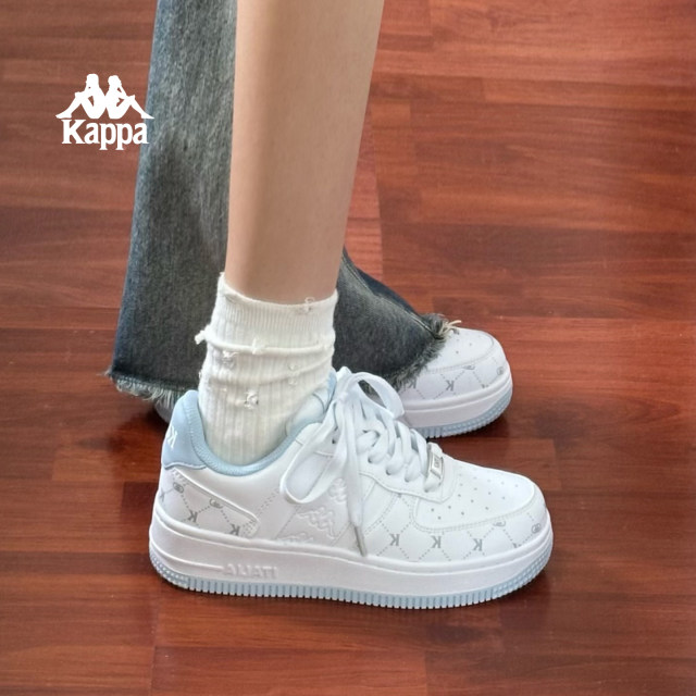 Kappa thick sole shoes for women 2025 autumn new hot casual soft sole shoes fashionable sports shoes Kappa thick sole shoes for women 2025 autumn new hot casual soft sole shoes fashionable sports shoes