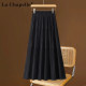La Chapelle French chiffon a-line skirt for women in summer 2025 new high-waisted slim mid-length pleated skirt La Chapelle French chiffon a-line skirt for women in summer 2025 new high-waisted slim mid-length pleated skirt