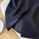 La Chapelle white slit suit skirt feminine mid-length skirt 2025 summer slim new high waist La Chapelle white slit suit skirt feminine mid-length skirt 2025 summer slim new high waist