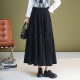 La Chapelle Trendy Velvet Swing Skirt Women's 2025 Autumn and Winter New High Waist Fashion A-Line Skirt Umbrella Skirt La Chapelle Trendy Velvet Swing Skirt Women's 2025 Autumn and Winter New High Waist Fashion A-Line Skirt Umbrella Skirt