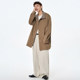 Mid-length windbreaker jacket for men 2025 new spring, autumn and winter men's trendy brand loose casual work jacket top 
Mid-length windbreaker jacket for men 2025 new spring, autumn and winter men's trendy brand loose casual work jacket top