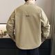 2025 new spring and autumn casual work jacket for men autumn trendy lapel tops large size multi-pocket men's jacket 
2025 new spring and autumn casual work jacket for men autumn trendy lapel tops large size multi-pocket men's jacket