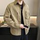 2025 new spring and autumn casual work jacket for men autumn trendy lapel tops large size multi-pocket men's jacket 
2025 new spring and autumn casual work jacket for men autumn trendy lapel tops large size multi-pocket men's jacket