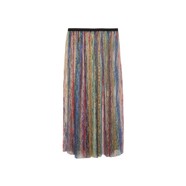 Spring and summer new mesh elasticity, tight big skirt printed chiffon Korean street hot girl skirt 4129193
 Spring and summer new mesh elasticity, tight big skirt printed chiffon Korean street hot girl skirt 4129193