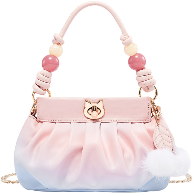 Miffy Cloud Bag Women's Bag 2025 New Trendy Pleated Bag Internet Celebrity Single Shoulder Crossbody Handheld Small Bag Dumpling Bag Miffy Cloud Bag Women's Bag 2025 New Trendy Pleated Bag Internet Celebrity Single Shoulder Crossbody Handheld Small Bag Dumpling Bag