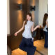 2025 New French Style Polka Dot Cake Skirt Spliced Vest Shirt Women's Summer Waist Slimming Sleeveless Temperament 2025 New French Style Polka Dot Cake Skirt Spliced Vest Shirt Women's Summer Waist Slimming Sleeveless Temperament