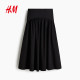 HM Women's Skirt 2025 Summer New Stretch Mid-Length Flared High Waist Skirt 1274018 
HM Women's Skirt 2025 Summer New Stretch Mid-Length Flared High Waist Skirt 1274018