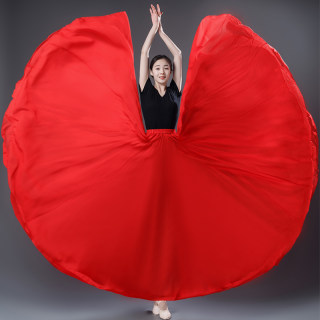 Large skirt dance skirt Wanjiang dance dress long skirt half body
 Large skirt dance skirt Wanjiang dance dress long skirt half body