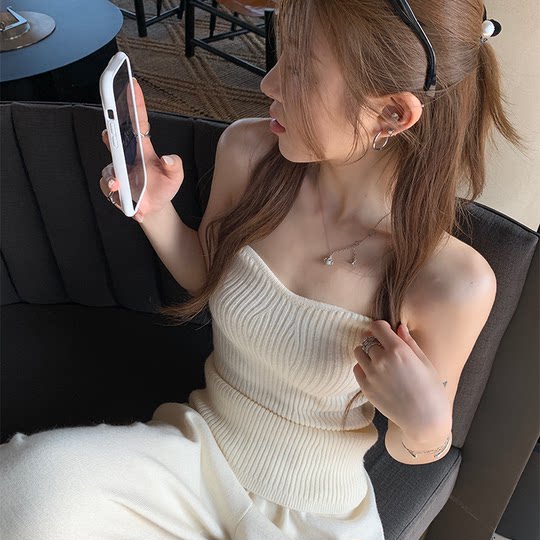 superniniyy Wang Bang outfit wan can scheming single product high elastic encrypted knitted strapless vest base shirt superniniyy Wang Bang outfit wan can scheming single product high elastic encrypted knitted strapless vest base shirt