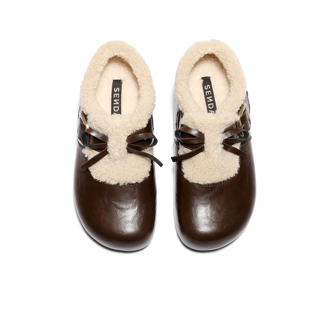 Senda cowhide fur shoes for women 2025 winter new plush outdoor warm leisure inner heightening snow boots ZTI77DM5 
Senda cowhide fur shoes for women 2025 winter new plush outdoor warm leisure inner heightening snow boots ZTI77DM5