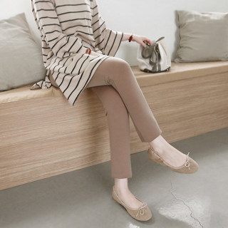 Cropped pants for autumn and winter plus velvet base women's stretch pants Cropped pants for autumn and winter plus velvet base women's stretch pants