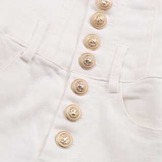 High-waisted versatile slimming single-breasted commuter hot pants High-waisted versatile slimming single-breasted commuter hot pants