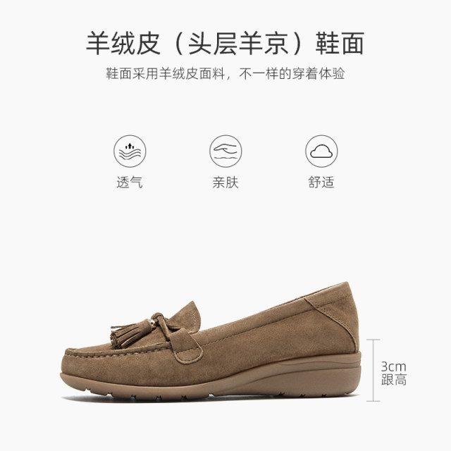 Retro British style loafers for women 2025 new autumn slip-on flat-soled beanie shoes 
Retro British style loafers for women 2025 new autumn slip-on flat-soled beanie shoes