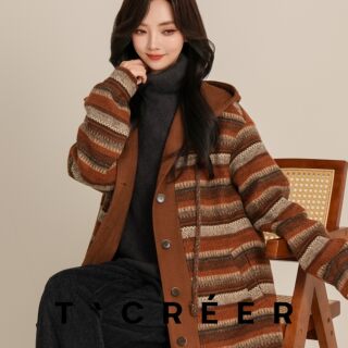 TCREER Autumn Fashion Contrast Color Striped Commuting Versatile Jacket Women TR25Q146 TCREER Autumn Fashion Contrast Color Striped Commuting Versatile Jacket Women TR25Q146