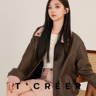 TCREER American Bath style fashion contrast lapel casual jacket for women 
TCREER American Bath style fashion contrast lapel casual jacket for women