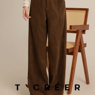 TCREER autumn and winter urban minimalist casual fashion versatile trousers for women 
TCREER autumn and winter urban minimalist casual fashion versatile trousers for women