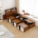 Multifunctional tatami bed box storage bed Rubik's cube combination bed small apartment balcony study floor bed wardrobe integrated Multifunctional tatami bed box storage bed Rubik's cube combination bed small apartment balcony study floor bed wardrobe integrated