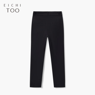Aijutu winter pure black stretch and comfortable ladies casual pants pencil pants plus velvet Aijutu winter pure black stretch and comfortable ladies casual pants pencil pants plus velvet